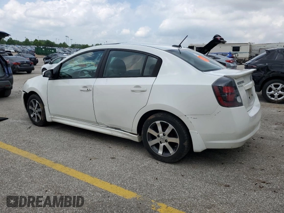 2012 Nissan Sentra SR z VIN 3N1AB6AP4CL762870, wystawiony jako Copart lot #56854535 z przebiegiem Nie podano mil oraz Szkoda całkowita • Salvage title. Historia ofert i sprzedaży dostępna na DreamBid. Obrazek 2.