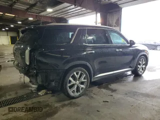 2020 Hyundai Palisade SEL z VIN KM8R4DHEXLU075753, wystawiony jako Copart lot #55860625 z przebiegiem 71 096 mil mil oraz Szkoda całkowita • Salvage title. Historia ofert i sprzedaży dostępna na DreamBid. Obrazek 3.