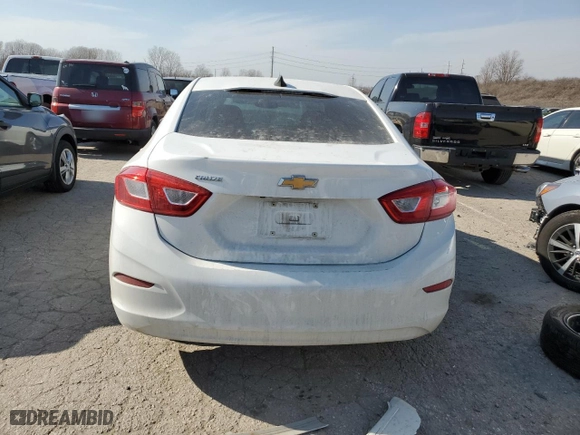 2017 Chevrolet Cruze LS with VIN 1G1BC5SM9H7184699, listed as a Copart auction lot 44218684 with 151,978 mi miles and Salvage Title. Bid and sale history available at carsss.com. Image 6.