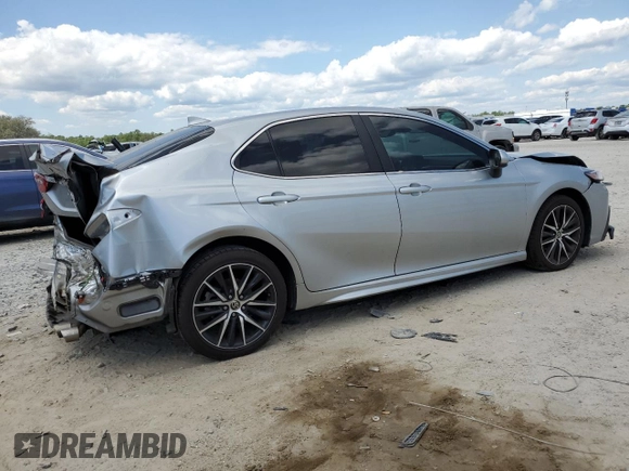 2021 Toyota Camry SE Nightshade with VIN 4T1G11AK5MU515443, listed as a Copart auction lot 52325085 with 55,963 mi miles and Salvage Title. Bid and sale history available at DreamBid. Image 3.