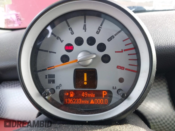 2010 MINI Hardtop S with VIN WMWMF7C54ATZ71743, listed as a IAAI auction lot 41794482 with 136,233 mi miles and . Bid and sale history available at DreamBid. Image 7.
