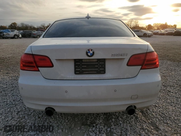 2012 BMW 3 Series 335i xDrive with VIN WBAKF9C57CE672340, listed as a Copart auction lot 78046554 with 0 mi miles and Salvage Title. Bid and sale history available at carsss.com. Image 6.