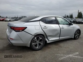 2020 Nissan Sentra SV z VIN 3N1AB8CV4LY222526, wystawiony jako Copart lot #53543915 z przebiegiem 54 974 mil mil oraz Szkoda całkowita • Salvage title. Historia ofert i sprzedaży dostępna na DreamBid. Obrazek 3.