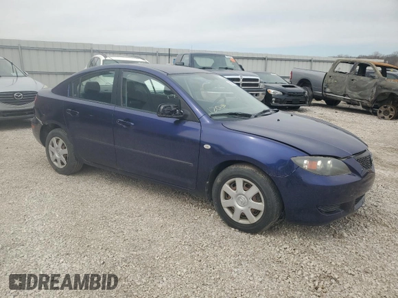 2006 Mazda 3 i with VIN JM1BK12F761460947, listed as a Copart auction lot 50333175 with 71,676 mi miles and Salvage Title. Bid and sale history available at carsss.com. Image 4.