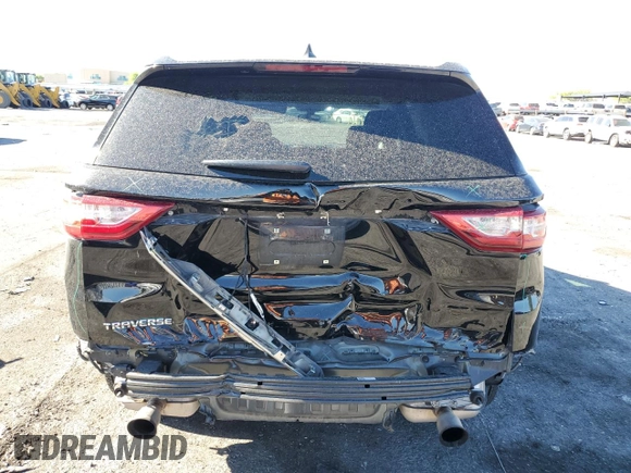 2020 Chevrolet Traverse LS with VIN 1GNERFKW1LJ142279, listed as a Copart auction lot 66882814 with 91,958 mi miles and Salvage Title. Bid and sale history available at carsss.com. Image 6.