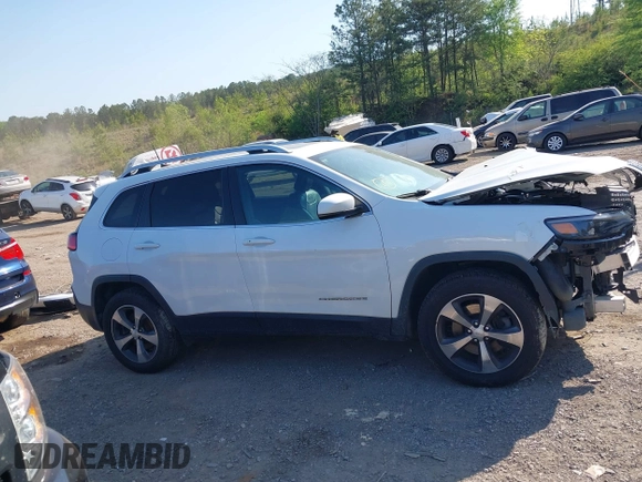 2019 Jeep Cherokee Limited with VIN 1C4PJMDX5KD305788, listed as a IAAI auction lot 42063222 with 113,194 mi miles and . Bid and sale history available at DreamBid. Image 13.