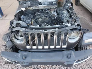 2019 Jeep Wrangler Unlimited Sahara with VIN 1C4HJXENXKW617130, listed as a Copart auction lot 47091255 with Not provided miles and Salvage title. Bid and sale history available at DreamBid. Image 12.