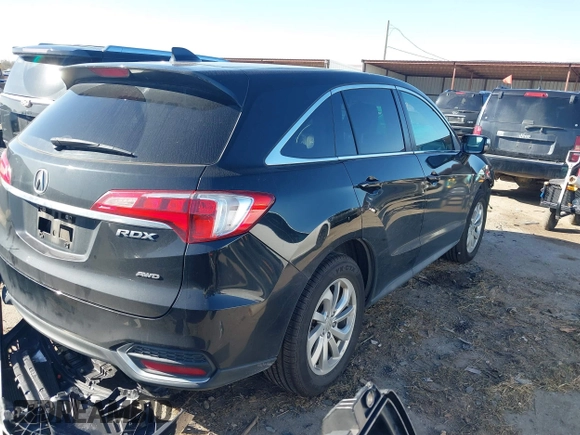 2016 Acura RDX with VIN 5J8TB4H34GL000252, listed as a IAAI auction lot 41214093 with 75,894 mi miles. Bid and sale history available at carsss.com. Image 4.