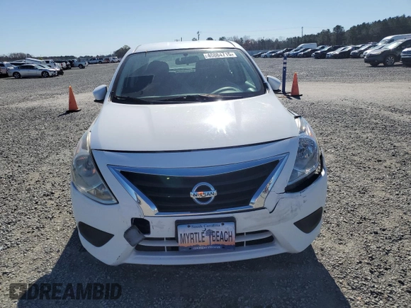 2016 Nissan Versa S Plus with VIN 3N1CN7AP7GL826248, listed as a Copart auction lot 48884715 with 95,156 mi miles and Salvage Title. Bid and sale history available at DreamBid. Image 5.