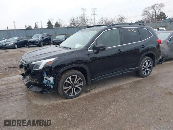 2022 Subaru Forester Limited with VIN JF2SKAPC2NH514712, listed as a IAAI auction lot 41745152 with 13,417 mi miles. Bid and sale history available at carsss.com. Image 18.