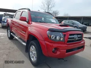 2010 Toyota Tacoma PreRunner with VIN 3TMJU4GN6AM098161, listed as a IAAI auction lot 41577029 with 144,598 mi miles and . Bid and sale history available at DreamBid. Image 1.