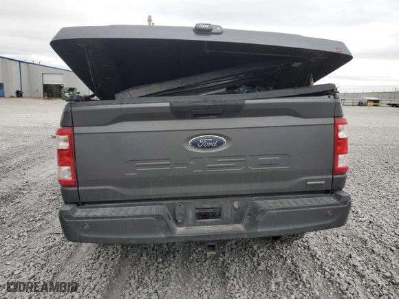 2021 Ford F-150 XL with VIN 1FTEW1CP2MKD25830, listed as a Copart auction lot 84232874 with 0 mi miles and Salvage Title. Bid and sale history available at carsss.com. Image 6.