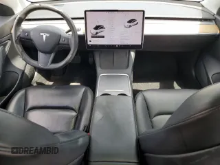 2021 Tesla Model 3 Standard Range Plus with VIN 5YJ3E1EA2MF854713, listed as a Copart auction lot 53783535 with 84,585 mi miles and Non Repairable. Bid and sale history available at DreamBid. Image 8.