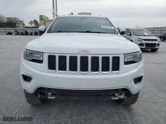 2014 Jeep Grand Cherokee Overland with VIN 1C4RJFCT3EC338107, listed as a Copart auction lot 50164755 with 143,993 mi miles and Clean Title. Bid and sale history available at carsss.com. Image 5.