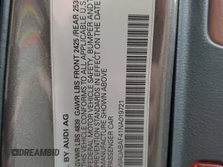 2022 Audi A4 Premium z VIN WAUABAF41NA019721, wystawiony jako Copart lot #50617215 z przebiegiem 22 057 mil mil oraz Szkoda całkowita • Salvage title. Historia ofert i sprzedaży dostępna na DreamBid. Obrazek 13.