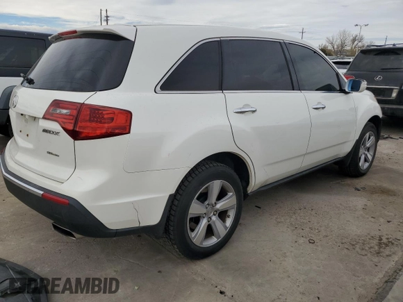 2011 Acura MDX with VIN 2HNYD2H2XBH517579, listed as a Copart auction lot 50386265 with 171,345 mi miles and Salvage Title. Bid and sale history available at carsss.com. Image 3.