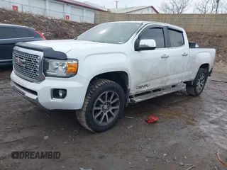 2018 GMC Canyon 4WD Denali with VIN 1GTG6EEN8J1114855, listed as a IAAI auction lot 41641291 with 77,070 mi miles. Bid and sale history available at carsss.com. Image 2.