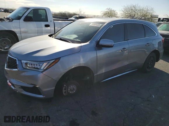2017 Acura MDX with VIN 5FRYD4H30HB000993, listed as a Copart auction lot 52889405 with 31,172 mi miles and Salvage Title. Bid and sale history available at carsss.com. Image 1.