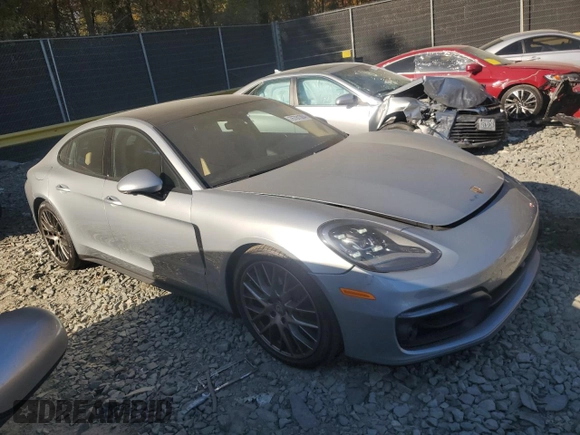 2021 Porsche Panamera with VIN WP0AJ2A76ML120723, listed as a Copart auction lot 76781384 with 23,916 mi miles and Salvage title. Bid and sale history available at DreamBid. Image 4.