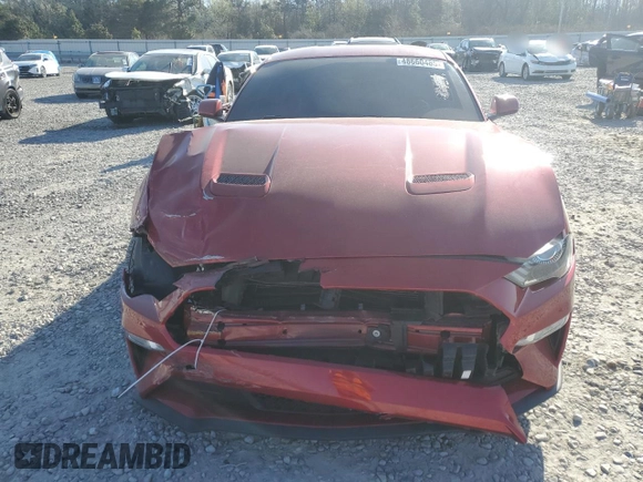 2020 Ford Mustang GT with VIN 1FA6P8CF5L5129241, listed as a Copart auction lot 48660485 with 29,552 mi miles and Salvage Title. Bid and sale history available at carsss.com. Image 5.