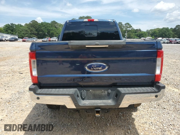 2017 Ford F-250 Lariat with VIN 1FT7W2BTXHEF07132, listed as a Copart auction lot 55184555 with Not provided miles and Salvage title. Bid and sale history available at DreamBid. Image 6.