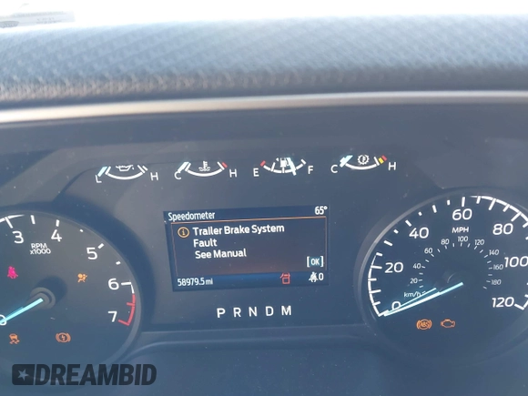 2021 Ford F-150 XL with VIN 1FTEW1EP2MFC44056, listed as a IAAI auction lot 41716105 with 58,979 mi miles and . Bid and sale history available at DreamBid. Image 7.