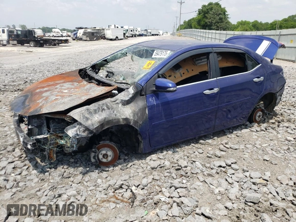2016 Toyota Corolla L with VIN 5YFBURHE3GP566395, listed as a Copart auction lot 59479175 with Not provided miles and Salvage title. Bid and sale history available at DreamBid. Image 1.