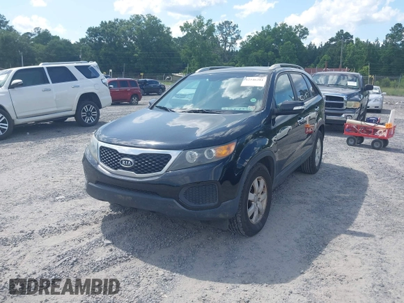 2013 Kia Sorento LX with VIN 5XYKT4A23DG310439, listed as a IAAI auction lot 42546201 with 234,287 mi miles and . Bid and sale history available at DreamBid. Image 2.