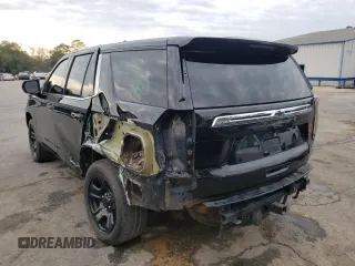 2021 Chevrolet Tahoe Commercial with VIN 1GNSCLED8MR450579, listed as a Copart auction lot 47252075 with 67,917 mi miles and Salvage title. Bid and sale history available at DreamBid. Image 2.