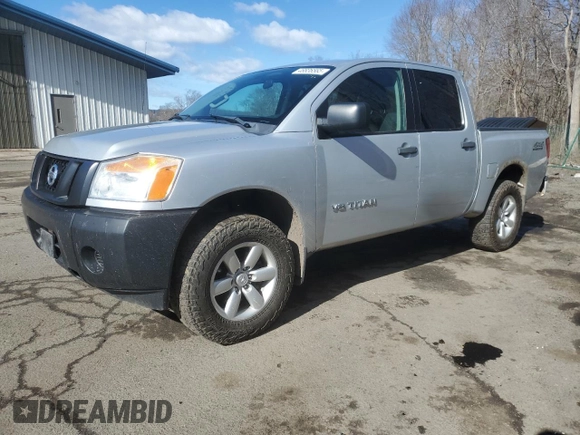 2015 Nissan Titan S with VIN 1N6AA0EJ2FN500348, listed as a Copart auction lot 46836565 with 369,147 mi miles and Clean Title. Bid and sale history available at carsss.com. Image 1.