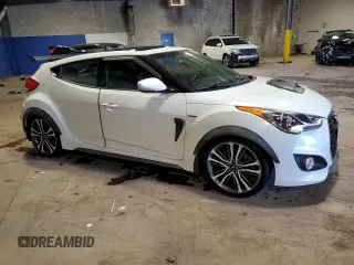 2016 Hyundai Veloster Turbo z VIN KMHTC6AEXGU279229, wystawiony jako Copart lot #56861945 z przebiegiem 72 768 mil mil oraz Szkoda całkowita • Salvage title. Historia ofert i sprzedaży dostępna na DreamBid. Obrazek 4.