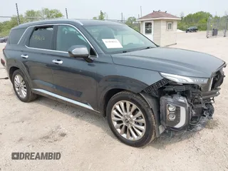 2020 Hyundai Palisade Limited with VIN KM8R5DHE0LU165264, listed as a IAAI auction lot 42404642 with 92,315 mi miles and . Bid and sale history available at DreamBid. Image 1.