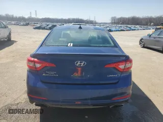 2017 Hyundai Sonata Sport with VIN 5NPE34AFXHH458456, listed as a Copart auction lot 48915075 with 62,512 mi miles and Salvage Title. Bid and sale history available at DreamBid. Image 6.