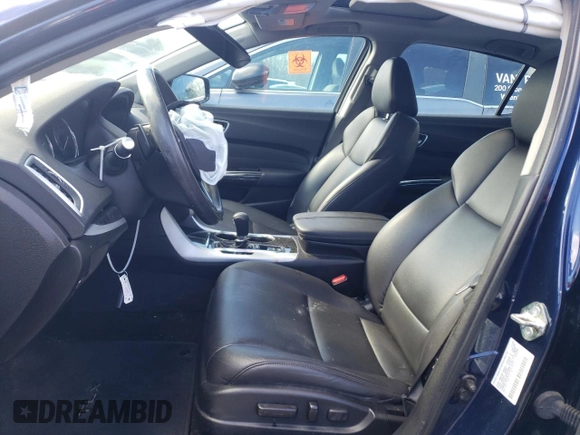 2019 Acura TLX with VIN 19UUB1F3XKA007491, listed as a Copart auction lot 46904075 with 0 mi miles and Salvage Title. Bid and sale history available at carsss.com. Image 7.