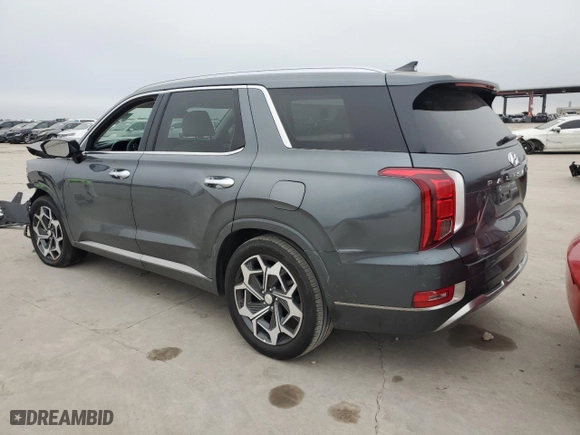 2022 Hyundai Palisade Calligraphy with VIN KM8R74HE9NU392255, listed as a Copart auction lot 79751784 with 48,512 mi miles and Salvage Title. Bid and sale history available at carsss.com. Image 2.