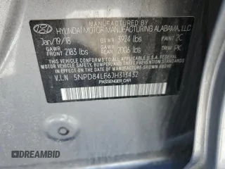 2018 Hyundai Elantra SEL with VIN 5NPD84LF6JH313432, listed as a Copart auction lot 54889815 with 66,668 mi miles and Salvage Title. Bid and sale history available at DreamBid. Image 13.