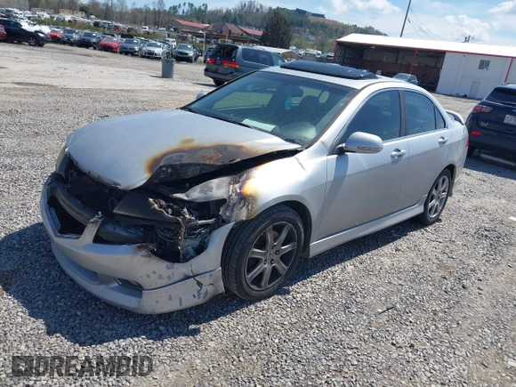 2004 Acura TSX with VIN JH4CL96884C000305, listed as a IAAI auction lot 41968691 with 1 mi miles. Bid and sale history available at carsss.com. Image 2.