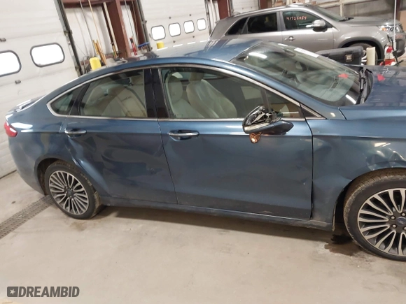 2018 Ford Fusion Titanium with VIN 3FA6P0D97JR271966, listed as a IAAI auction lot 41722535 with 118,304 mi miles. Bid and sale history available at carsss.com. Image 13.