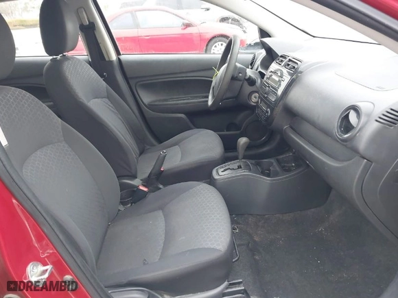 2015 Mitsubishi Mirage DE with VIN ML32A3HJ0FH045392, listed as a IAAI auction lot 41765934 with 61,847 mi miles. Bid and sale history available at carsss.com. Image 5.