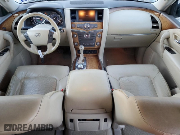 2013 Infiniti QX56 with VIN JN8AZ2NE5D9042275, listed as a Copart auction lot 78500824 with 210,346 mi miles and Salvage Title. Bid and sale history available at carsss.com. Image 8.