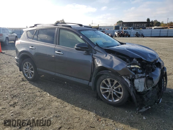 2017 Toyota RAV4 Limited with VIN JTMDFREV5HJ715015, listed as a Copart auction lot 80390894 with 42,307 mi miles and Salvage Title. Bid and sale history available at carsss.com. Image 4.