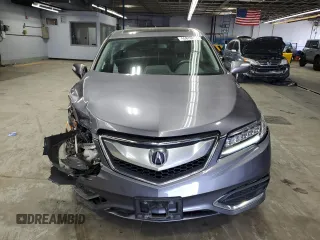 2017 Acura RDX Technology with VIN 5J8TB4H56HL031327, listed as a Copart auction lot 55876625 with 60,985 mi miles and Salvage title. Bid and sale history available at DreamBid. Image 5.
