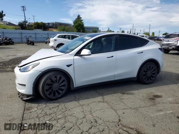 2022 Tesla Model Y Performance с VIN 7SAYGDEF2NF405596, выставлен на аукционе Copart как лот 52868195 с пробегом Не указан миль и Списание • Salvage title. История ставок и продаж доступна на DreamBid. Изображение 1.