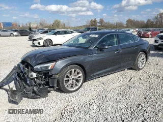 2023 Audi A5 Sportback Premium z VIN WAUABCF5XPA022060, wystawiony jako Copart lot #79323264 z przebiegiem 35 352 mil mil oraz Szkoda całkowita • Salvage title. Historia ofert i sprzedaży dostępna na DreamBid. Obrazek 1.