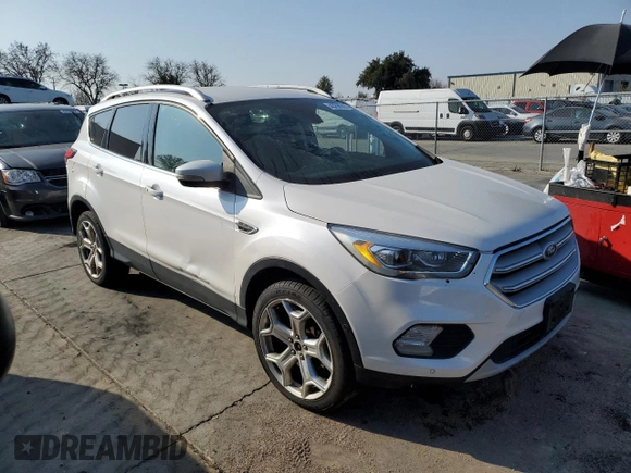 2019 Ford Escape Titanium with VIN 1FMCU9J99KUA06485, listed as a Copart auction lot 43290505 with 101,424 mi miles and Clean Title. Bid and sale history available at carsss.com. Image 4.