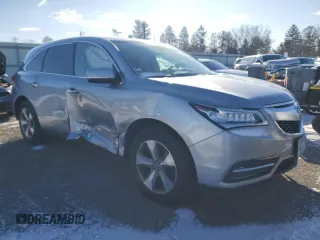 2016 Acura MDX with VIN 5FRYD4H2XGB019640, listed as a Copart auction lot 46401085 with 116,873 mi miles and Salvage Title. Bid and sale history available at carsss.com. Image 4.