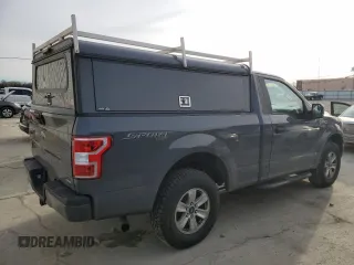 2018 Ford F-150 XL with VIN 1FTMF1EP2JFE34625, listed as a Copart auction lot 45483835 with 193,994 mi miles and Salvage Title. Bid and sale history available at carsss.com. Image 3.