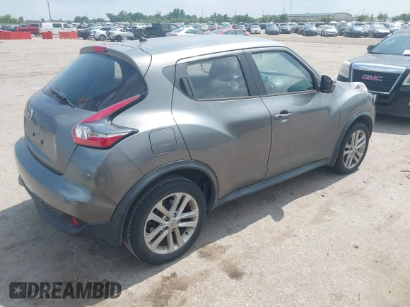 2015 Nissan Juke S with VIN JN8AF5MRXFT507850, listed as a IAAI auction lot 42451267 with 124,891 mi miles and . Bid and sale history available at DreamBid. Image 4.