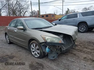 2010 Honda Accord EX-L with VIN 1HGCP3F85AA012231, listed as a IAAI auction lot 41968285 with 196,358 mi miles and . Bid and sale history available at DreamBid. Image 1.