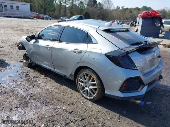 2019 Honda Civic Hatchback LX with VIN SHHFK7H36KU222413, listed as a IAAI auction lot 41536621 with NaN miles. Bid and sale history available at carsss.com. Image 3.